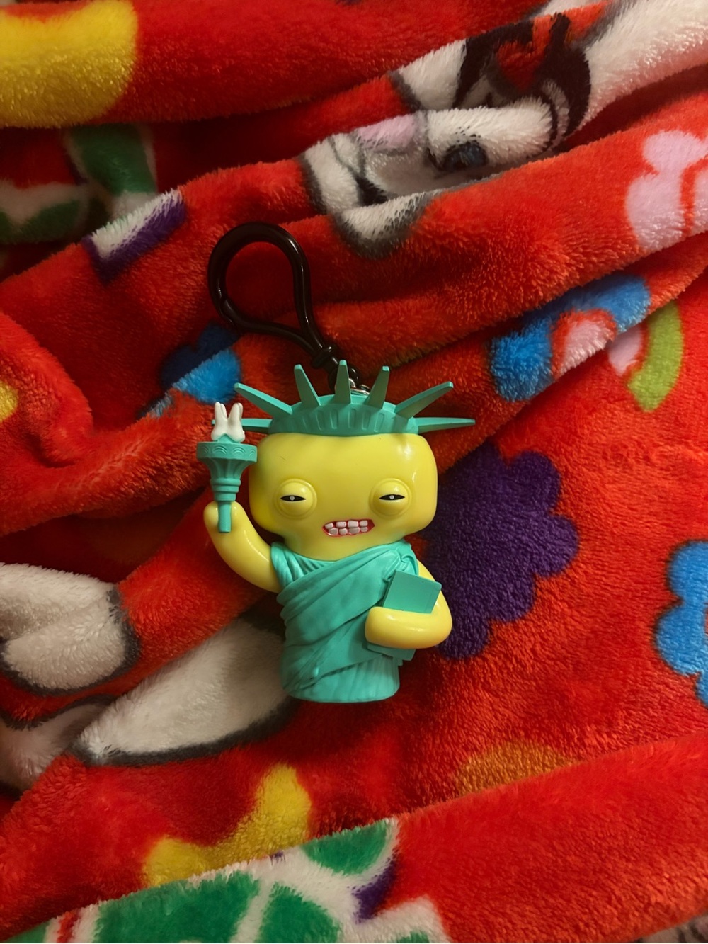 Lady Liburpy 250 years Fuggtastic USA Fuggler 4th July keychain NEW QUICK SHIP
